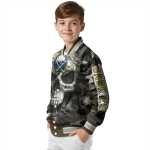 customized buffalo sabres camouflage skull camouflage varsity jacket best selling
