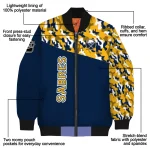 customized buffalo sabres flag scratch effect navy blue bomber jacket best selling