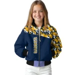 customized buffalo sabres flag scratch effect navy blue bomber jacket best selling