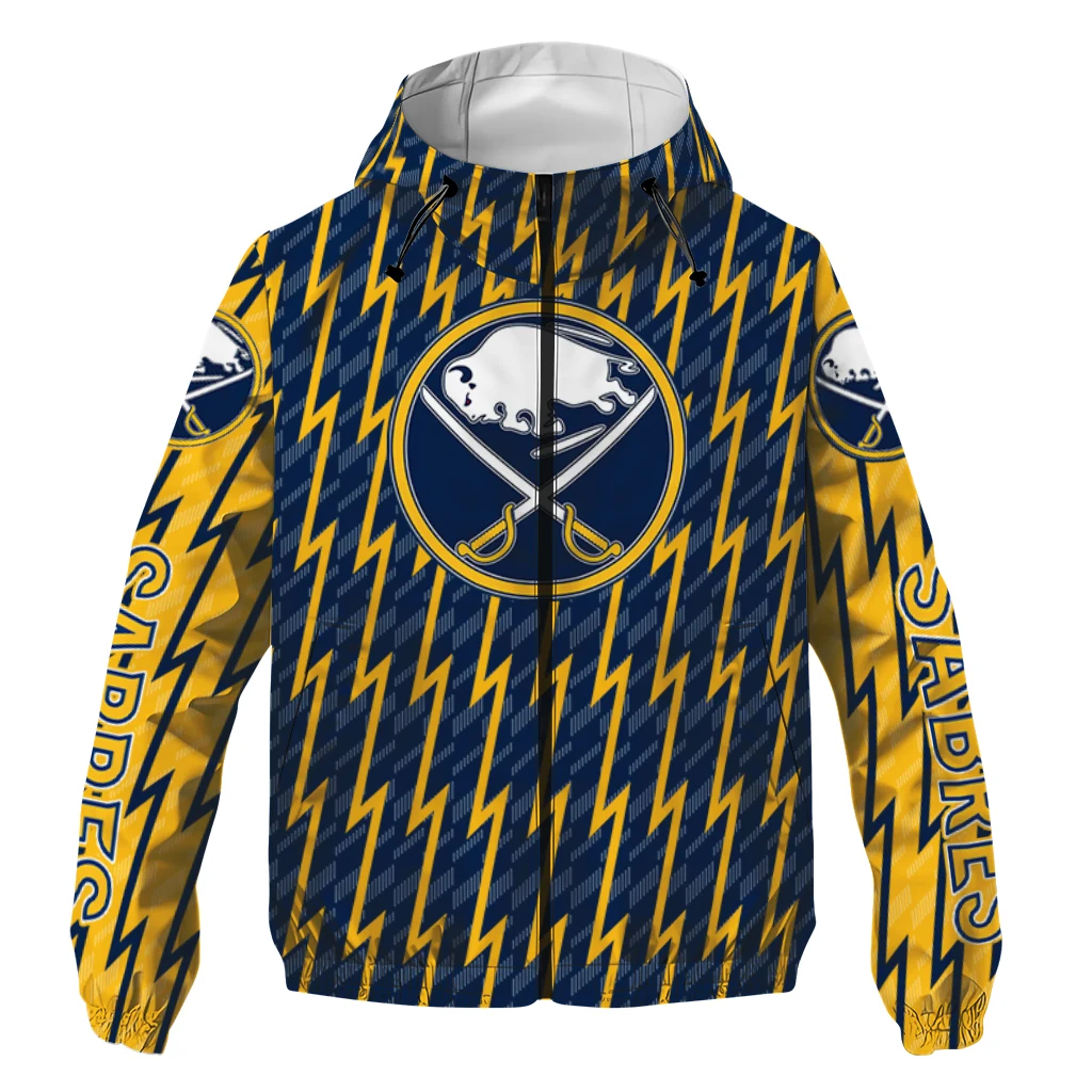 customized buffalo sabres lightning strike grid navy blue windbreaker jacket best selling customized buffalo sabres lightning strike grid navy blue windbreaker jacket best selling