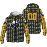customized buffalo sabres lightning strike grid navy blue windbreaker jacket best selling