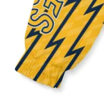 customized buffalo sabres lightning strike grid navy blue windbreaker jacket best selling
