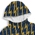 customized buffalo sabres lightning strike grid navy blue windbreaker jacket best selling