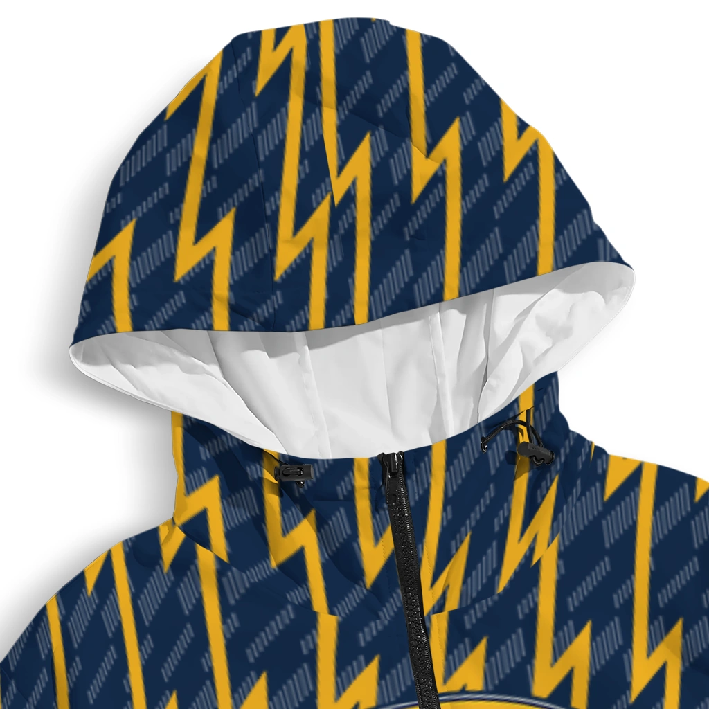 customized buffalo sabres lightning strike grid navy blue windbreaker jacket premium grade customized buffalo sabres lightning strike grid navy blue windbreaker jacket premium grade