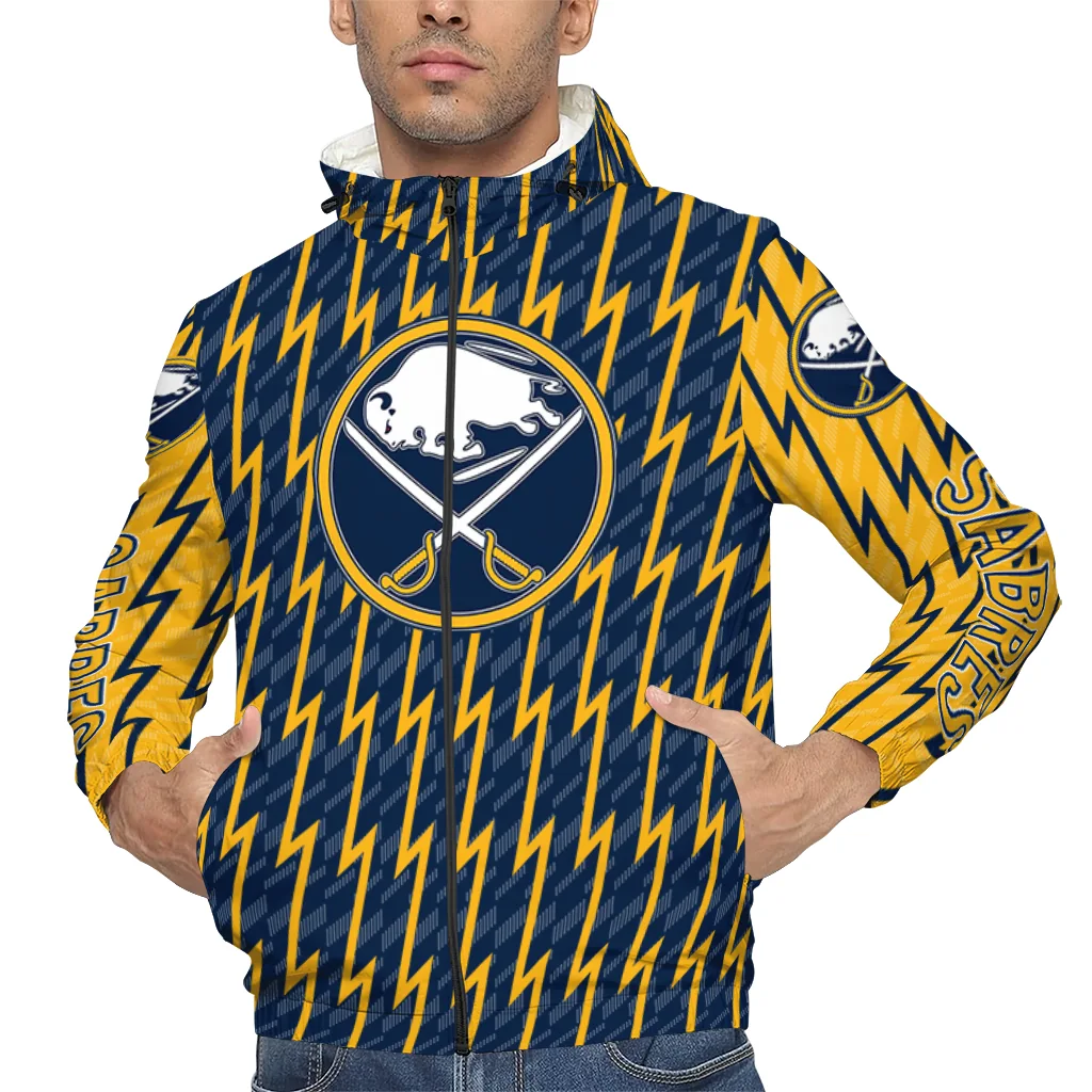 customized buffalo sabres lightning strike grid navy blue windbreaker jacket top rated customized buffalo sabres lightning strike grid navy blue windbreaker jacket top rated