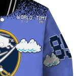 customized buffalo sabres mario blocks blue black varsity jacket best selling