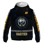 customized buffalo sabres shards cluster navy blue windbreaker jacket best selling