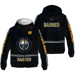 customized buffalo sabres shards cluster navy blue windbreaker jacket best selling
