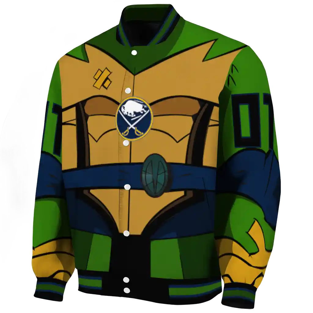 customized buffalo sabres turtle armor varsity jacket best selling customized buffalo sabres turtle armor varsity jacket best selling