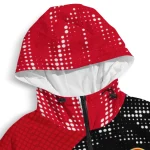 customized calgary flames arrow matrix red black windbreaker jacket best selling