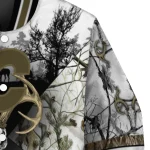 customized calgary flames deer skull camouflage white varsity jacket best selling