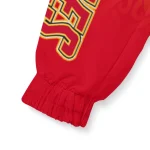 customized calgary flames tribal swirls red windbreaker jacket best selling