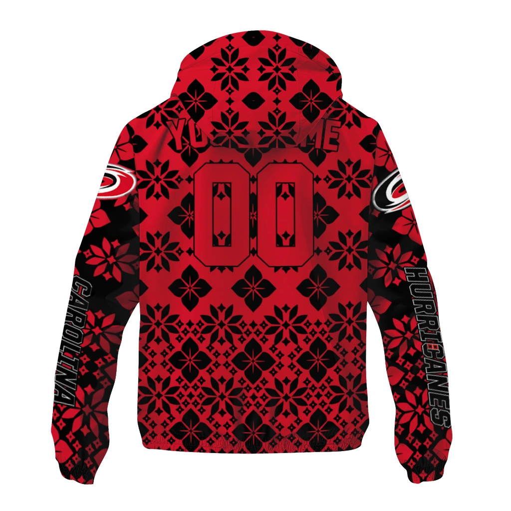 customized carolina hurricanes geometric blossom red windbreaker jacket fashion forward customized carolina hurricanes geometric blossom red windbreaker jacket fashion forward