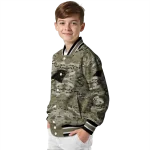 customized carolina panthers camouflage abstract camouflage varsity jacket best selling