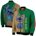 customized charlotte 49ers stitch laughing green bomber jacket best selling