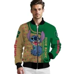 customized charlotte 49ers stitch laughing green bomber jacket best selling