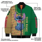customized charlotte 49ers stitch laughing green bomber jacket best selling