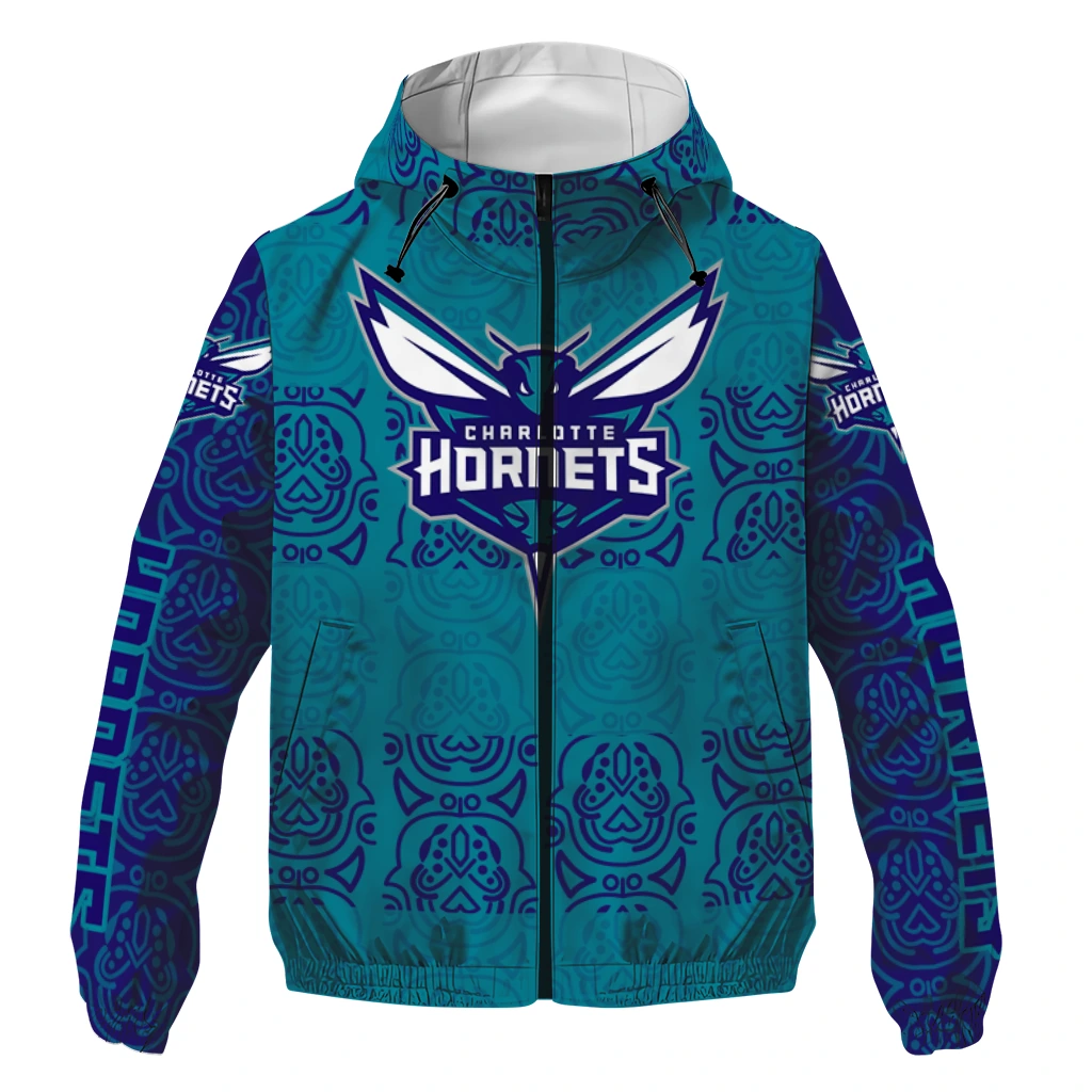 customized charlotte hornets cat eyes teal windbreaker jacket best selling customized charlotte hornets cat eyes teal windbreaker jacket best selling