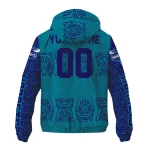 customized charlotte hornets cat eyes teal windbreaker jacket best selling