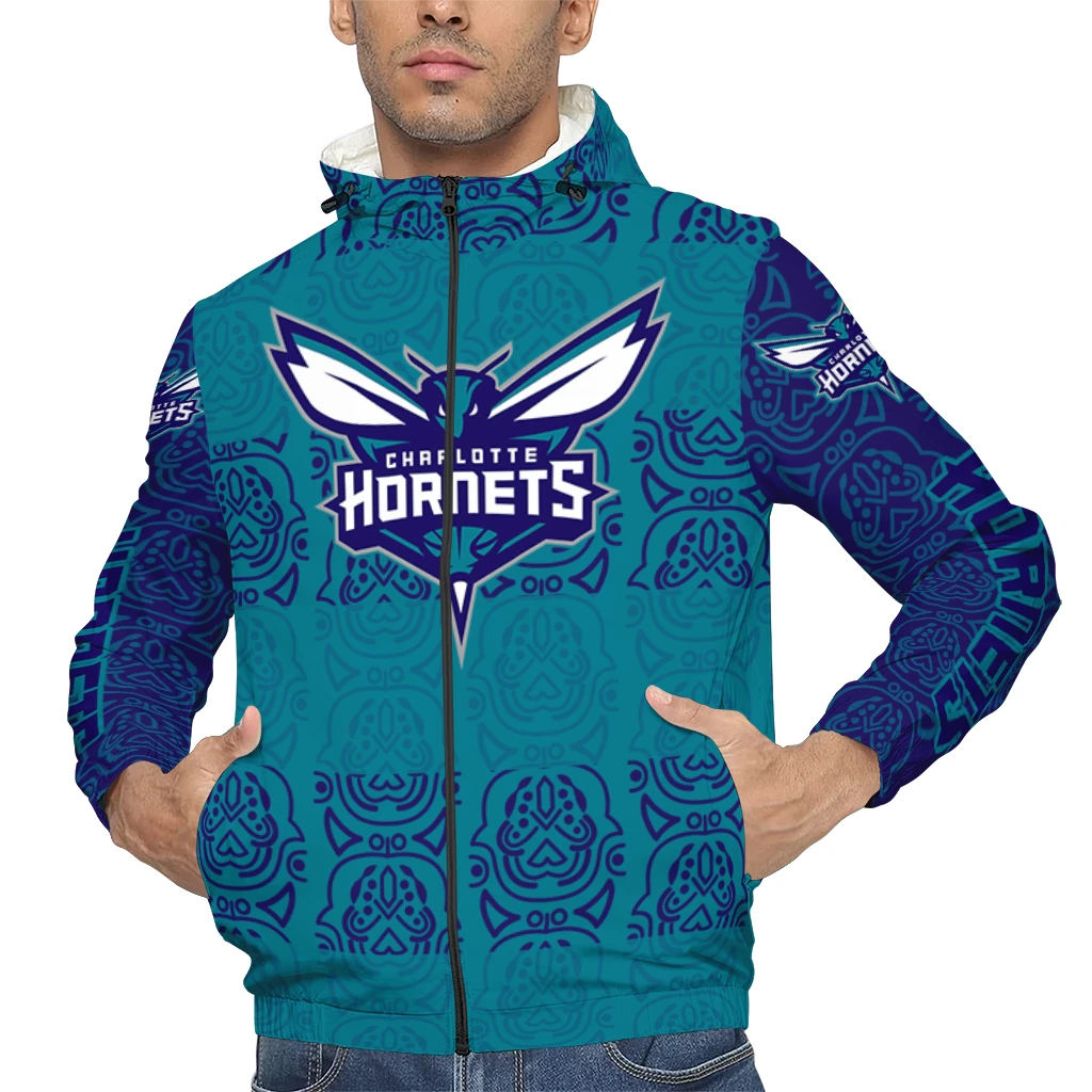 customized charlotte hornets cat eyes teal windbreaker jacket top rated customized charlotte hornets cat eyes teal windbreaker jacket top rated