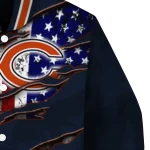 customized chicago bears american pride tears blue varsity jacket best selling