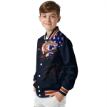 customized chicago bears american pride tears blue varsity jacket best selling