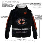 customized chicago bears shards cluster blue windbreaker jacket best selling