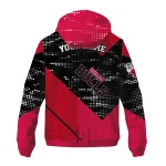customized chicago bulls arrow matrix red black windbreaker jacket best selling