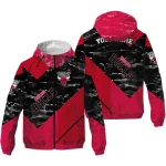 customized chicago bulls arrow matrix red black windbreaker jacket best selling