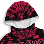customized chicago bulls brick motion red black windbreaker jacket best selling
