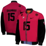 customized chicago bulls team patch red bomber jacket best selling