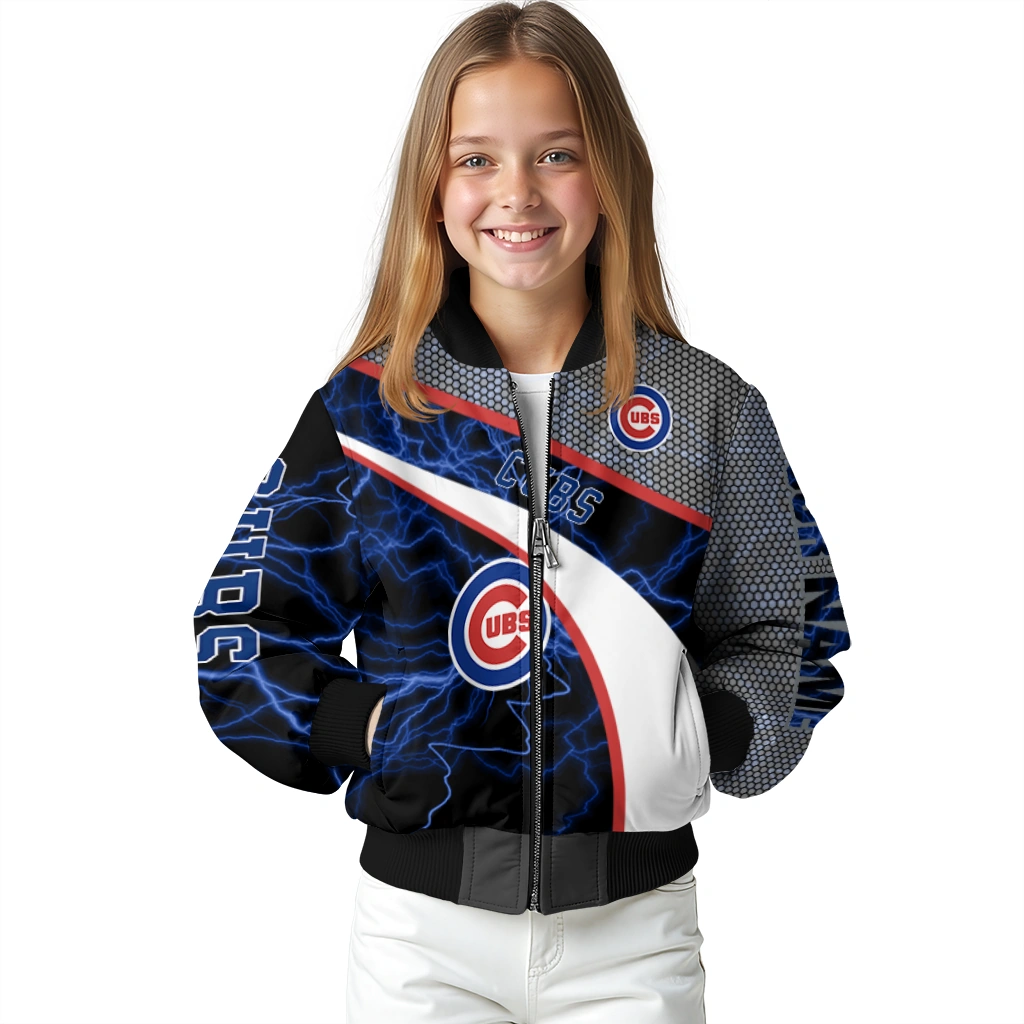 customized chicago cubs electric flash blue bomber jacket top rated customized chicago cubs electric flash blue bomber jacket top rated