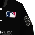 customized chicago white sox claw fragment black varsity jacket best selling