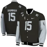 customized chicago white sox team patch black varsity jacket best selling