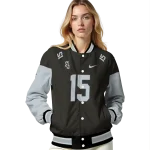customized chicago white sox team patch black varsity jacket best selling