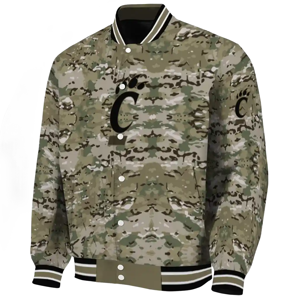 customized cincinnati bearcats camouflage abstract camouflage varsity jacket best selling customized cincinnati bearcats camouflage abstract camouflage varsity jacket best selling