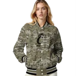 customized cincinnati bearcats camouflage abstract camouflage varsity jacket best selling