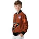 customized cincinnati bengals claw scar orange bomber jacket best selling