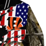 customized cincinnati bengals patriot deer camouflage varsity jacket best selling