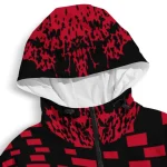 customized cincinnati reds brick motion red black windbreaker jacket best selling