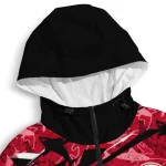 customized cincinnati reds shark art red windbreaker jacket best selling
