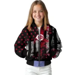 customized cincinnati reds star stripes red black bomber jacket best selling