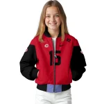 customized cincinnati reds team patch red bomber jacket best selling
