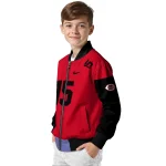 customized cincinnati reds team patch red bomber jacket best selling