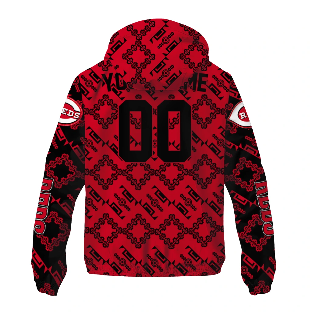 customized cincinnati reds trellis mesh red windbreaker jacket fashion forward customized cincinnati reds trellis mesh red windbreaker jacket fashion forward