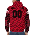 customized cincinnati reds trellis mesh red windbreaker jacket best selling