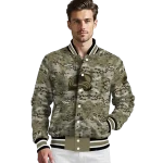customized colorado avalanche camouflage abstract camouflage varsity jacket best selling