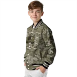 customized colorado avalanche camouflage abstract camouflage varsity jacket best selling