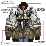 customized colorado avalanche deer skull camouflage white bomber jacket best selling