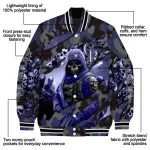 customized colorado rockies skull horde blue varsity jacket best selling